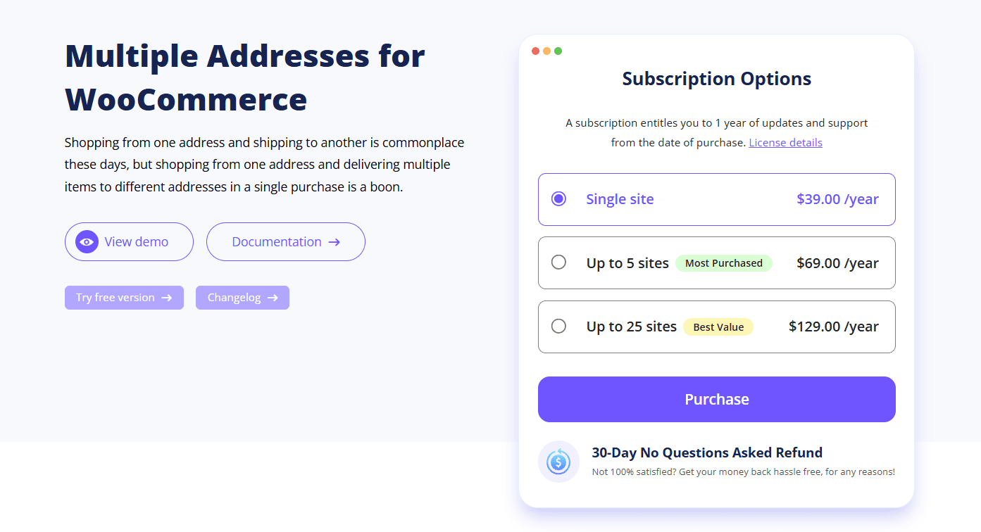 ThemeHigh Multiple Shipping Addresses