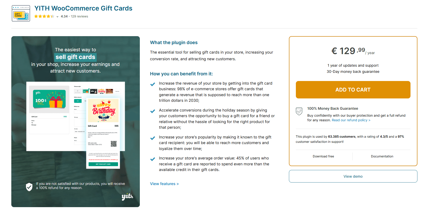 YITH WooCommerce Gift Cards