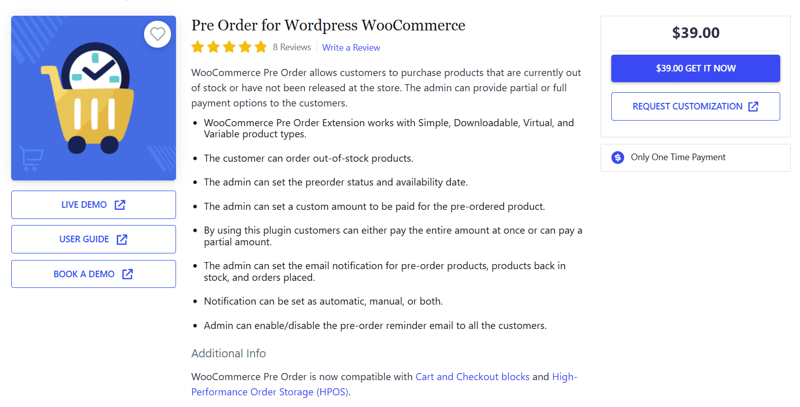 WooCommerce Preorder Plugin by WebKul